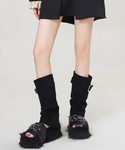 Fur Ring Sandals